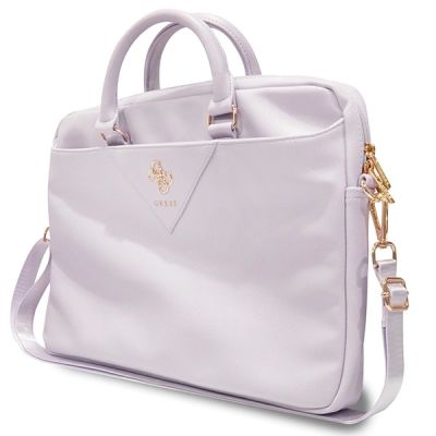 2. Guess Triangle 4G bag for a 16" laptop - purple