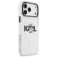 4. Karl Lagerfeld IML Choupette Sketch Logo MagSafe Case for iPhone 17 Pro - Clear