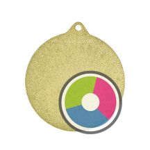 Medal with luxor jet print