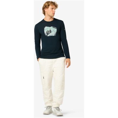 2. Men's SUPER.NATURAL M SNOW TOUR LS Long-Sleeve Top, Navy