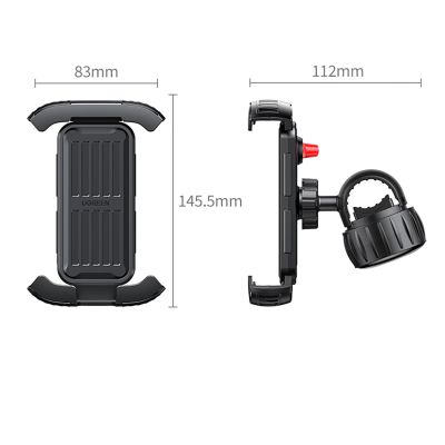 2. Ugreen Universal Bike Phone Holder for Bike Motorcycle Handlebar Black (LP494 Black)