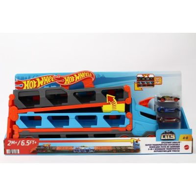 7. 2-in-1 transporter race track, toy for children