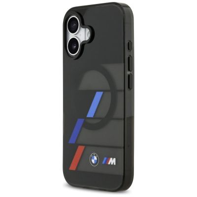 2. BMW M IML Metal Buttons Tricolor Lines MagSafe Case for iPhone 17 - Black