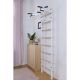 11. WOODEN AND METAL GYMNASTIC WALL BAR WITH BAR BENCHK 221W