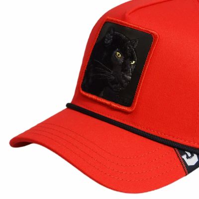 6. Goorin Bros. Black Panther 100 Red Snapback Cap - 101-1108