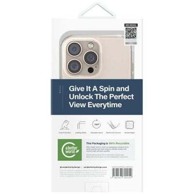 5. Uniq Swivix 360 Rotating Kickstand Case for iPhone 16 Pro Max - Gold