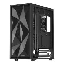 NATEC GENESIS DIAXID 605F MIDI TOWER USB-C GAMING CASE WITH WINDOW BLACK
