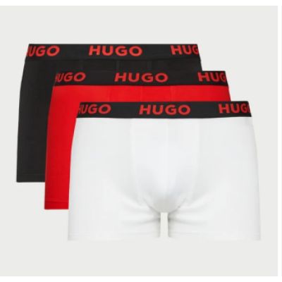 Hugo Boss Men's Triple Pack Stretch Boxer Shorts 3 Pack - 10241868-972