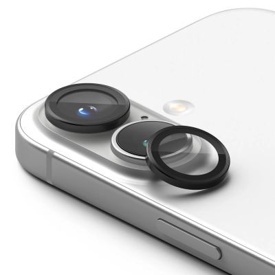 3. Ringke Camera Frame Protector 2-pack for iPhone 16 / 16 Plus - Black
