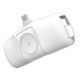 4. Wozinsky WF16-YCS 5000mAh 15W USB-C Mini Power Bank with Built-in USB-C Cable and Apple Watch Charger - White