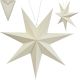 4. DECORATIVE HANGING PAPER STAR 60CM WHITE