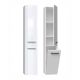 3. Bathroom cabinet NEL IV 31x30xH174 glossy white