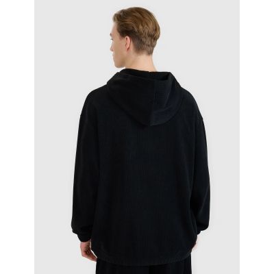 5. Men's sweatshirt with hood, open, 4F 4FRSS25TSWSM2181-20S