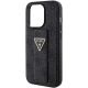 7. Guess Grip Stand 4G Triangle Strass case for iPhone 15 Pro - black