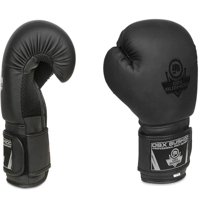10. 10oz Boxing Gloves - Black Master - Valor Series