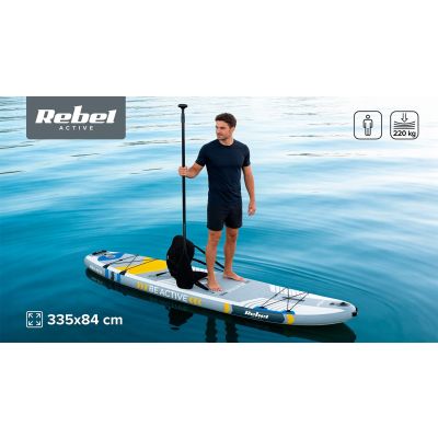 18. SUP board REBEL ACTIVE PRO RBA-4518 - white