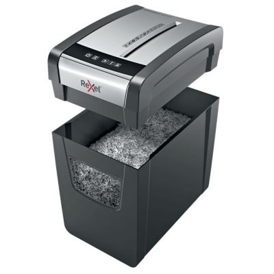3. Rexel Momentum X410-SL Slimline Shredder, 10 sheets, 23 l bin