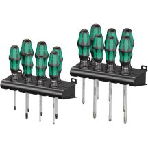 WERA screwdriver set 14 pcs + 2 hangers