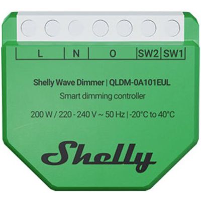 13. Intelligent Z-Wave lighting dimmer Shelly Wave Dimmer EU LR