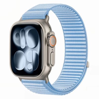Tech-Protect NylonLoop Band for Apple Watch 44 / 45 / 46 / 49 mm – Light Blue