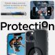 8. Spigen Ultra Hybrid Mag Case with MagSafe for iPhone 14 Plus - Clear Black