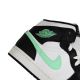 8. Air Jordan 1 Mid Green Glow White Men's Sneakers - DQ8426-103