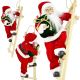 DECORATIVE SANTA CLAUS ON A LADDER 65CM