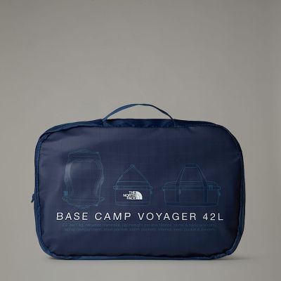 5. The North Face Base Camp Sports Bag 42L Polyester, Thermoplastic Polyurethane Elastomers (TPU) Blue