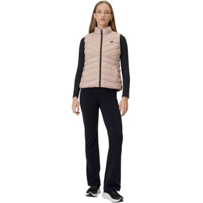 7. Women's vest 4F F347 beige 4FWSS26TVJAF347 83S