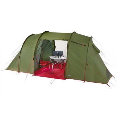 3. High Peak Goose 4 LW Tent Green and Red 10333