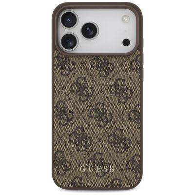 3. Guess 4G Classic Case for iPhone 17 Pro Max / 18 Pro Max - Brown