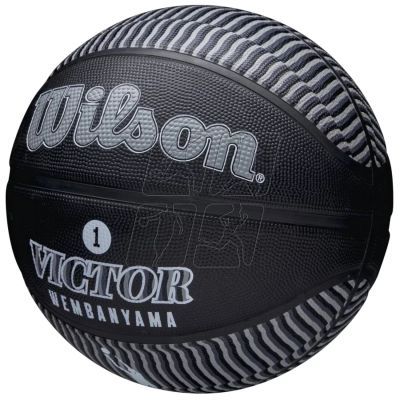 2. Wilson NBA Player Icon Victor Wembanyama Outdoor Ball WZ3017801XB