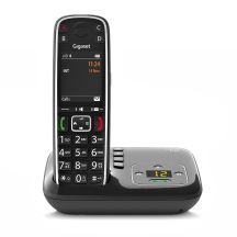 Gigaset E720A Analog/DECT Phone Caller Name and ID Black