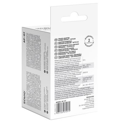 5. SAVIO TRAVEL ADAPTER GLOBAL SOCKET - US PLUG AP-07