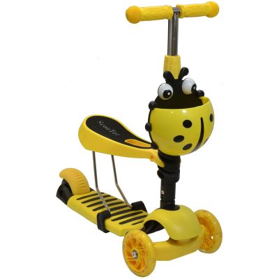 12. BALANCE SCOOTER 3IN1 ENERO BIEDRONKA YELLOW