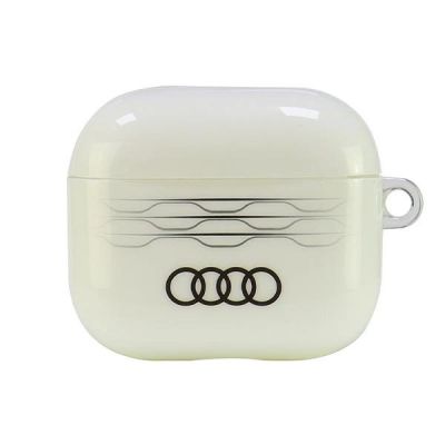 Audi IML Geometric Pattern AirPods 3 Case - White