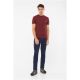 VIKING Salen Man Merino men's t-shirt burgundy XXL