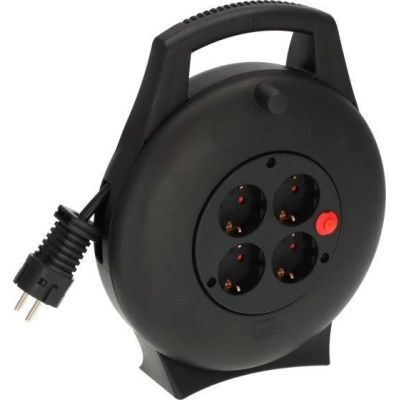 Brennenstuhl 1093900 10 m power strip 4 x network sockets Indoor Black
