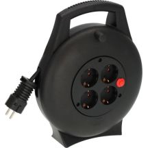 Brennenstuhl 1093900 10 m power strip 4 x network sockets Indoor Black