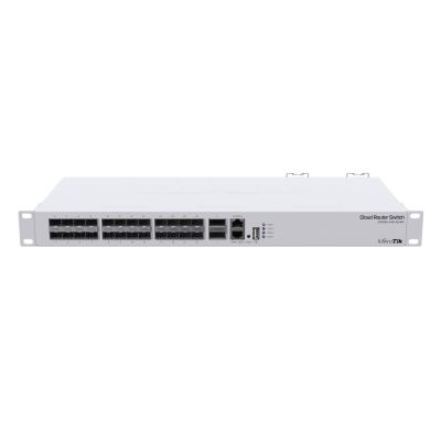 4. Switch Mikrotik CRS326-24S+2Q+RM 25p Managed Fast/10G