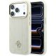 9. Guess Stripe Peony 4G Logo MagSafe Case for iPhone 18 Pro Max / 17 Pro Max - Beige
