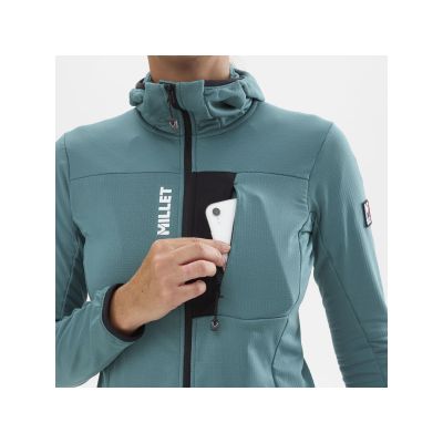 9. MILLET W Trilogy Lightgrid Hoodie Jacket Green