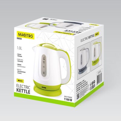 5. Electric kettle 1100W MR-013-GREEN MAESTRO