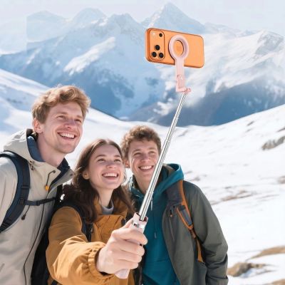 9. Tech-Protect L11S MagSafe Bluetooth Selfie Stick - Pink