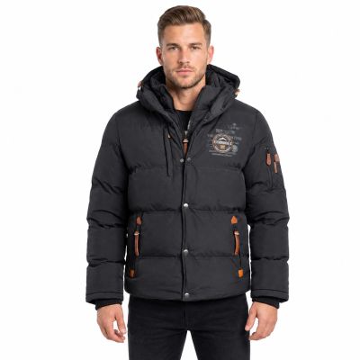 5. Men’s parka Geographical Norway VERVEINE BLACK DB MEN 005 (WU5933H/GN-BLACK)