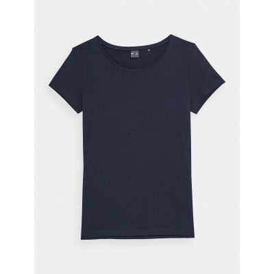 5. Women's regular plain T-shirt 4F 4FMM00TTSHF731-30S