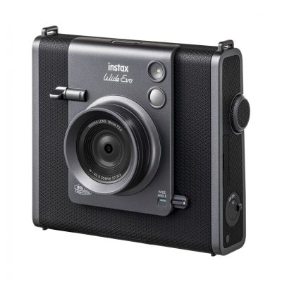 2. FUJIFILM Instax WIDE Evo Black EX D CMOS Hybrid Instant Camera Black
