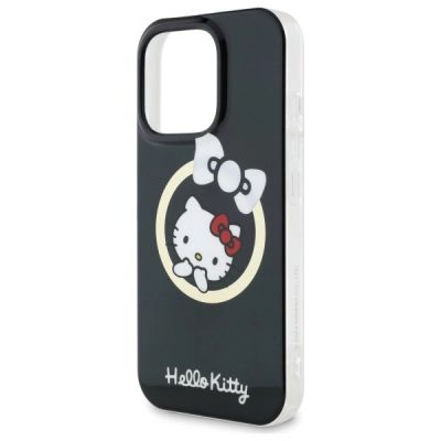6. Hello Kitty IML Fun bow Magsafe iPhone 16 Pro Max Case - Black