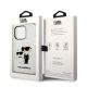 8. Karl Lagerfeld Glitter Karl&Choupette case for iPhone 14 Pro - transparent