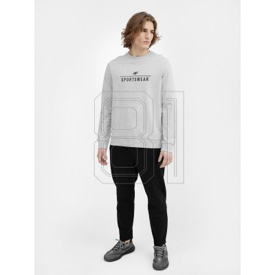6. Sweatshirt 4F M 4FSS23TSWSM349 cool light gray melange